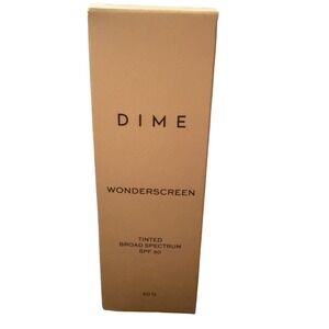 DIME Wonderscreen Tinted Broad Spectrum SPF 30 50G New Unopened